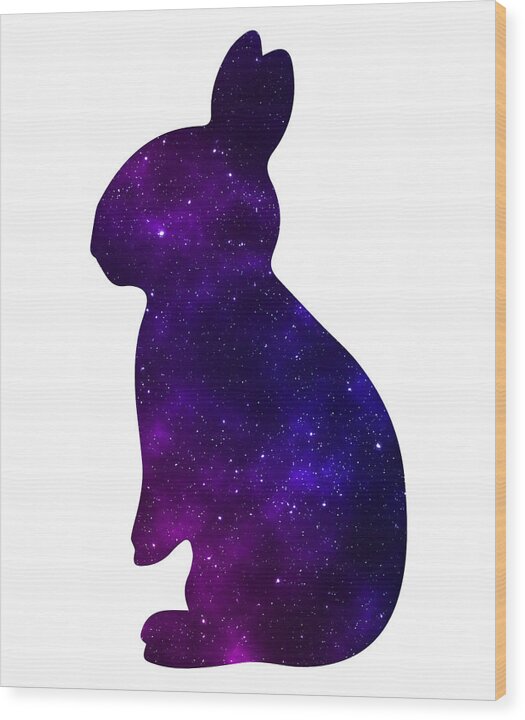 My Bunny Valentine Cute Rabbit - Wood Print