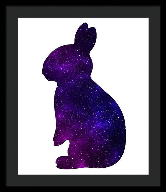 My Bunny Valentine Cute Rabbit - Framed Print