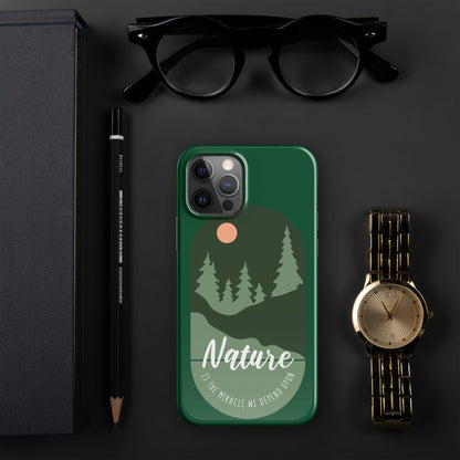 Nature is the Miracle we depend upon Snap case for iPhone® iPhone 12 Pro