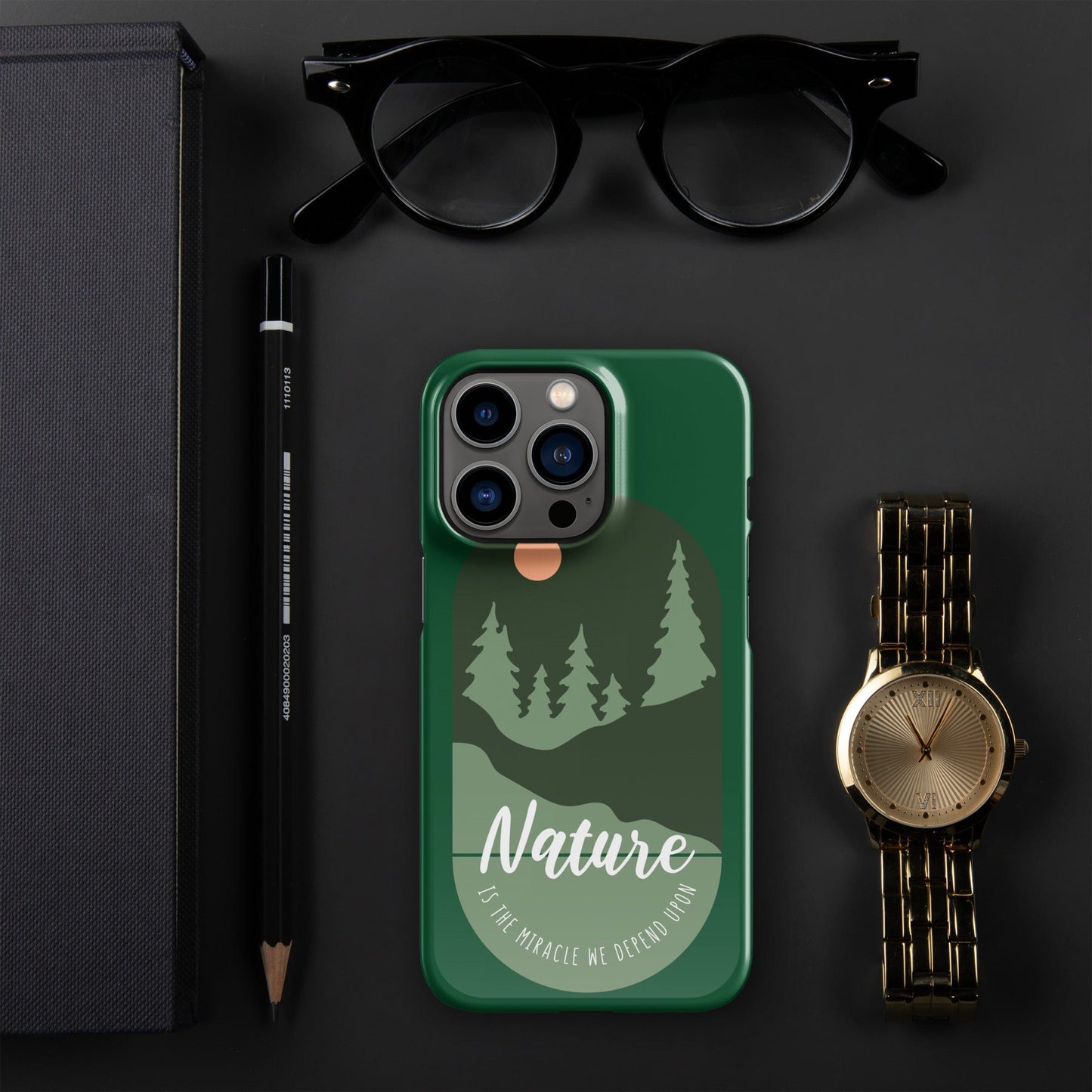 Nature is the Miracle we depend upon Snap case for iPhone® iPhone 13 Pro