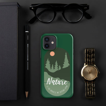 Nature is the Miracle we depend upon Snap case for iPhone® iPhone 12