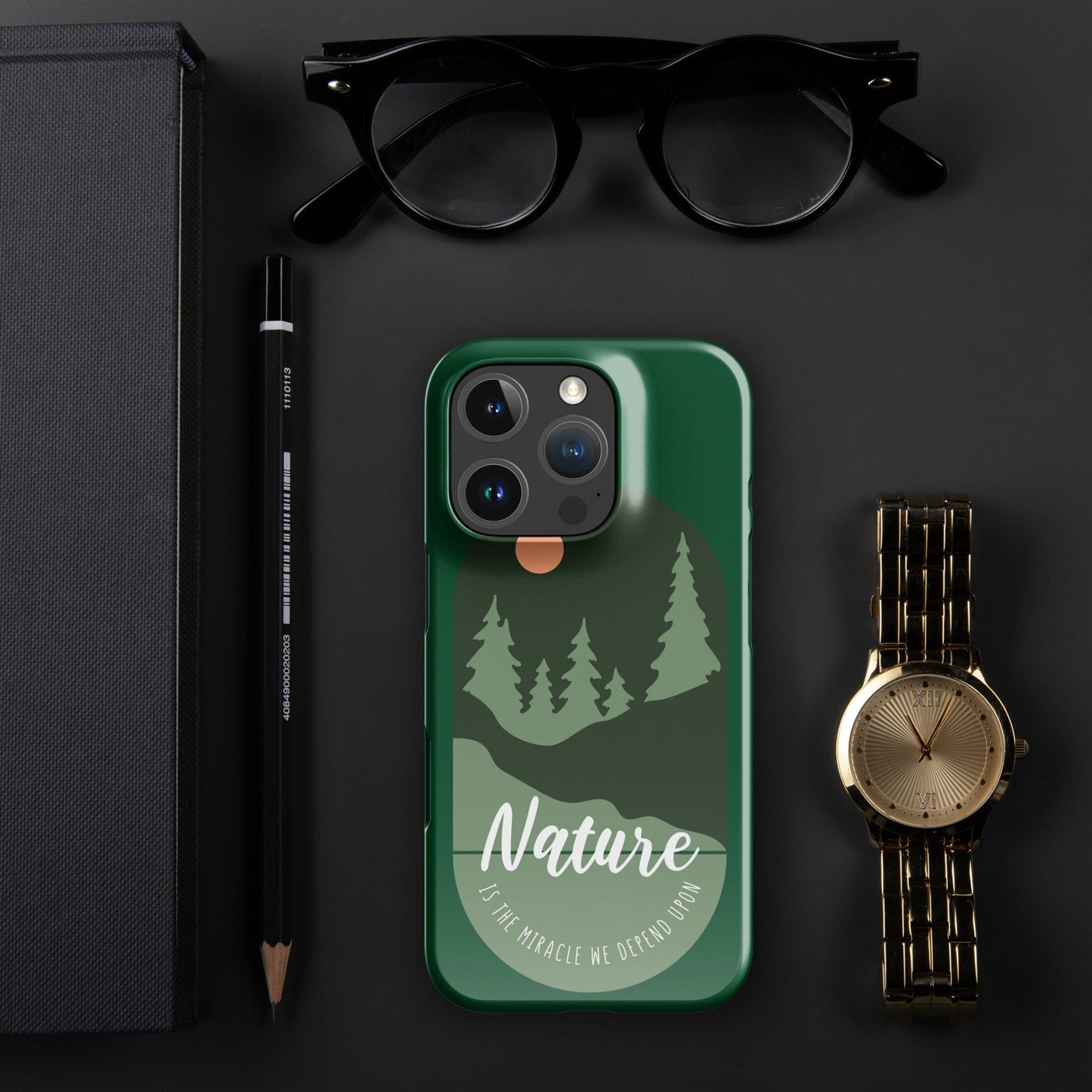 Nature is the Miracle we depend upon Snap case for iPhone® iPhone 16 Pro