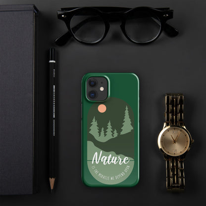 Nature is the Miracle we depend upon Snap case for iPhone® iPhone 12 Mini