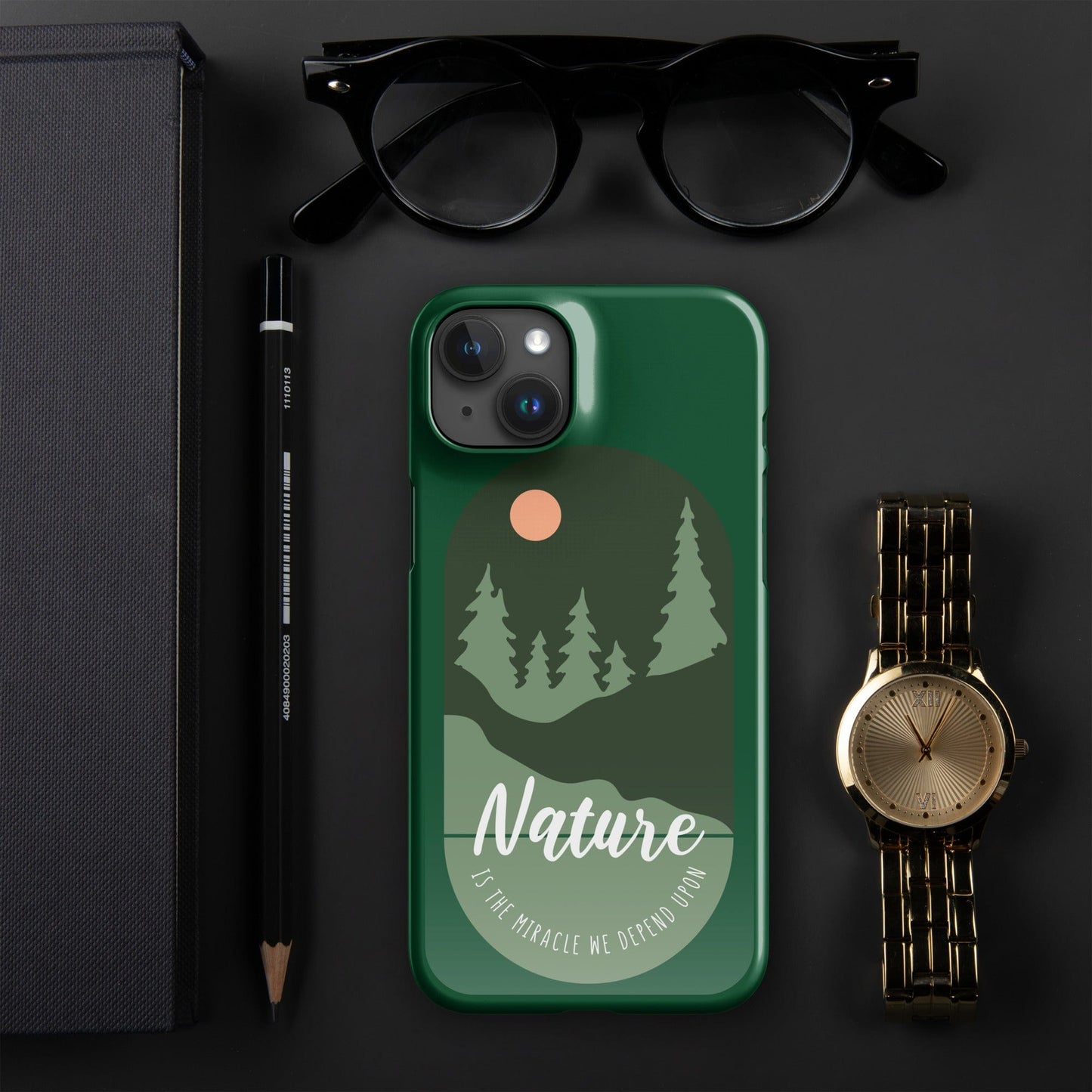 Nature is the Miracle we depend upon Snap case for iPhone® iPhone 15 Plus