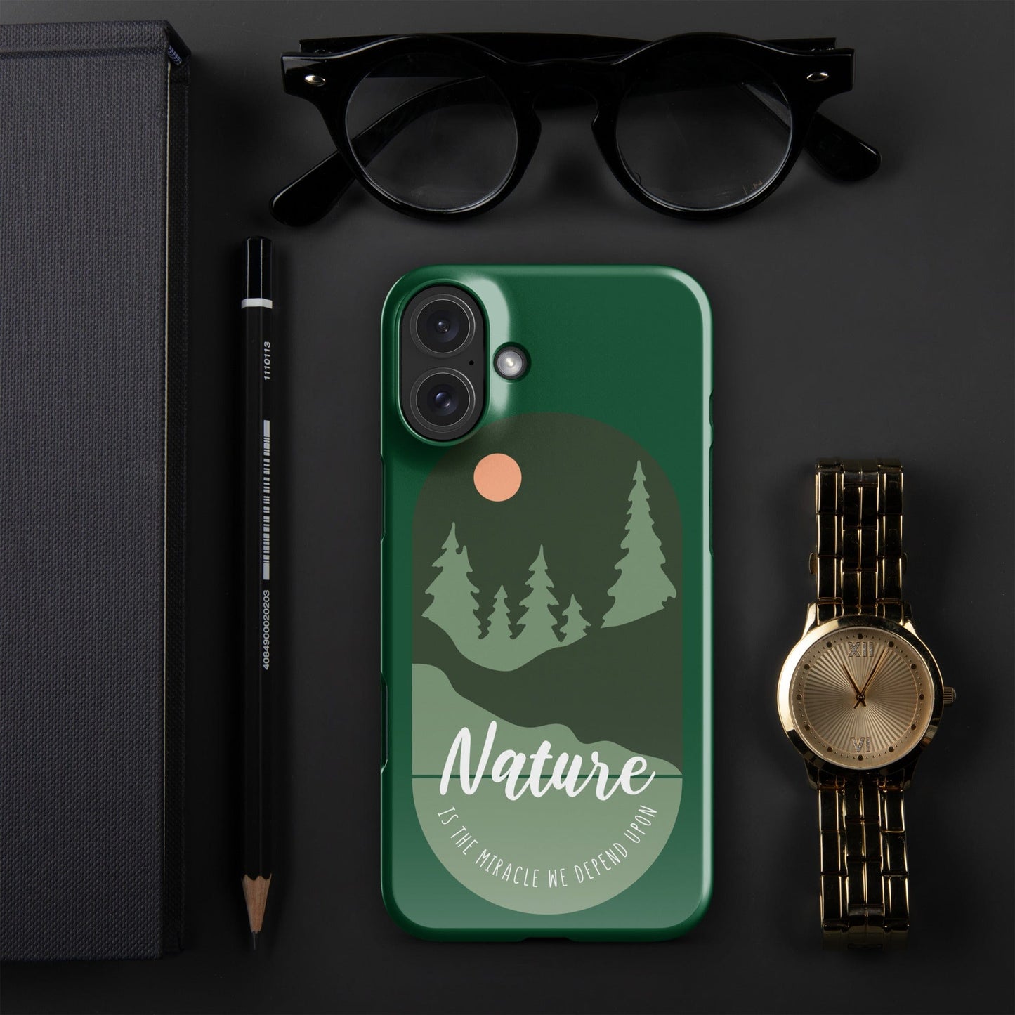 Nature is the Miracle we depend upon Snap case for iPhone® iPhone 16 Plus