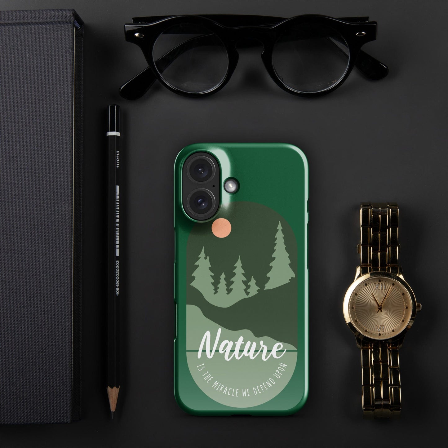 Nature is the Miracle we depend upon Snap case for iPhone® iPhone 16