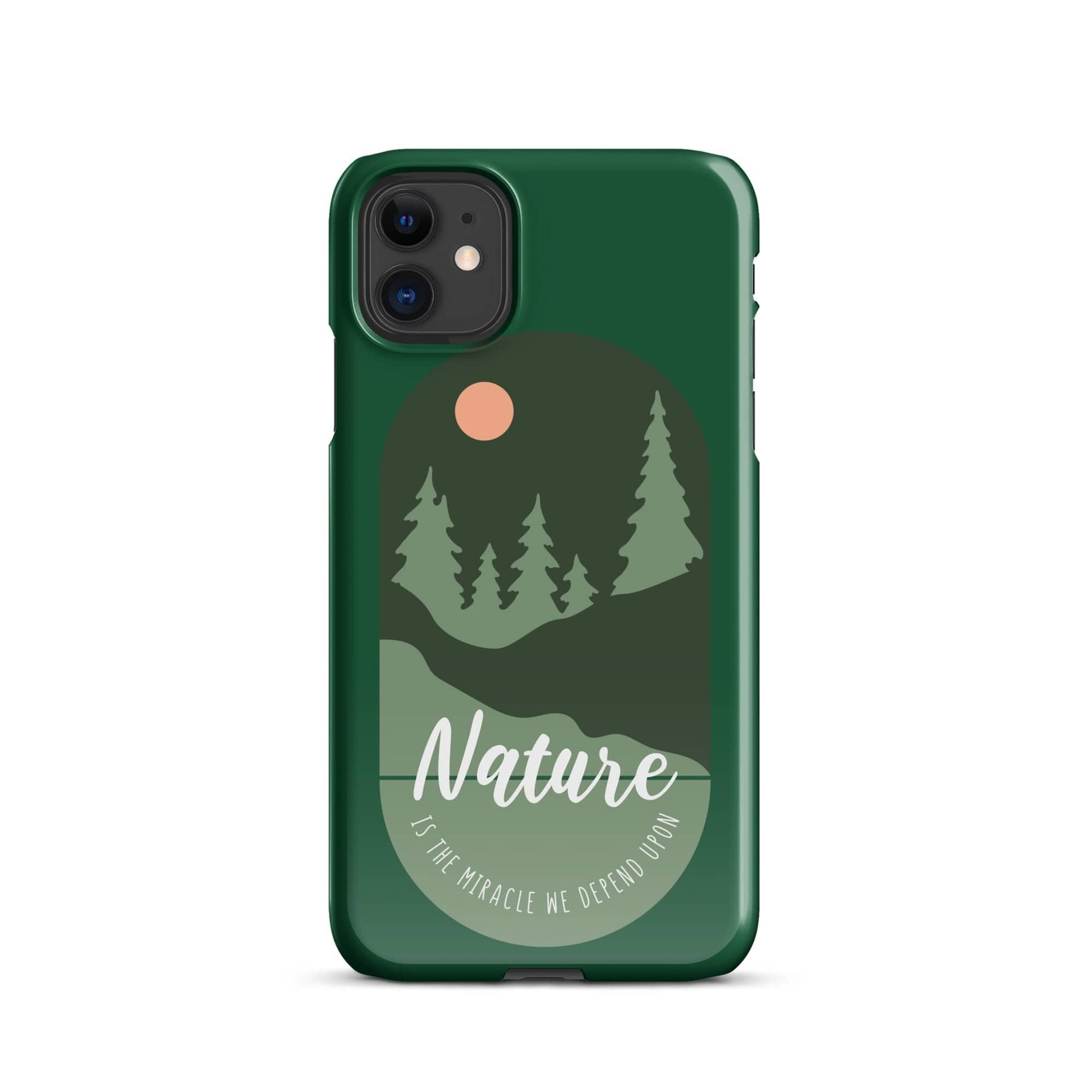 Nature is the Miracle we depend upon Snap case for iPhone®