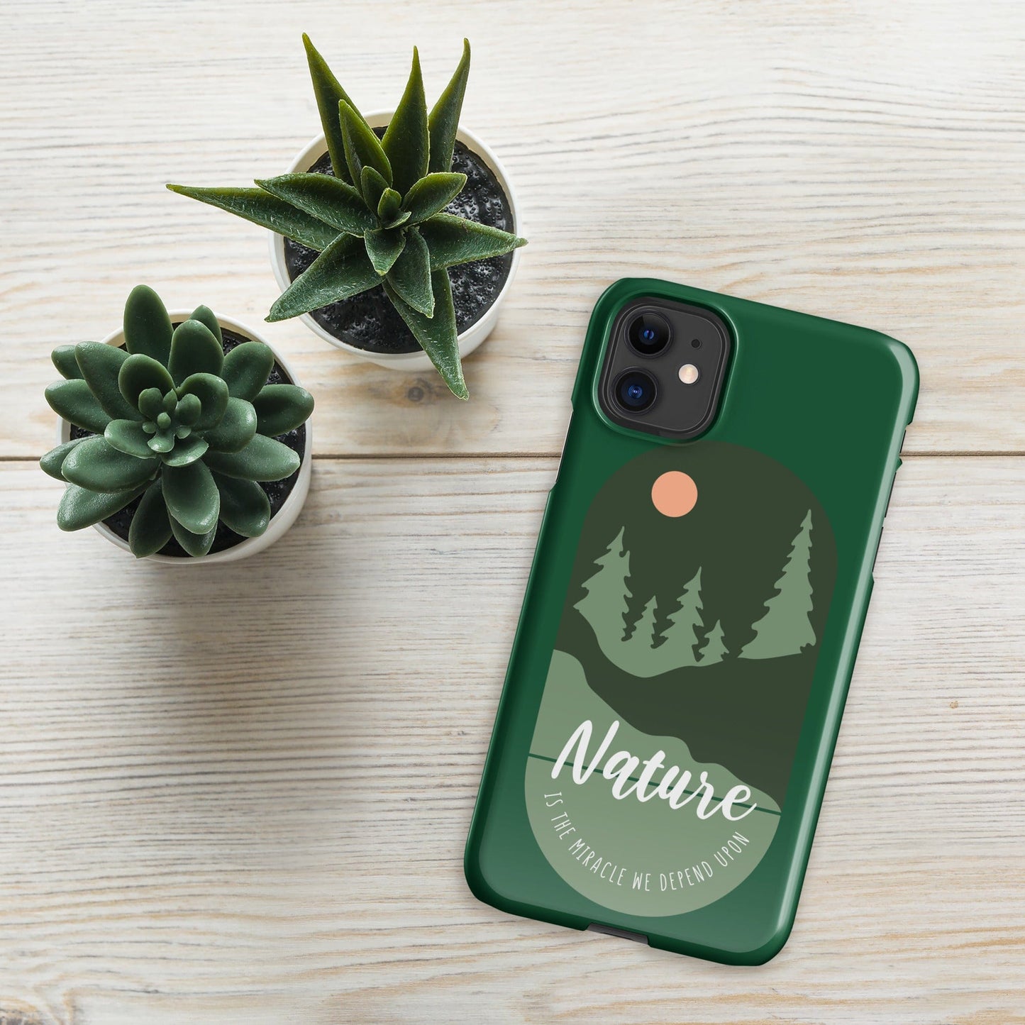 Nature is the Miracle we depend upon Snap case for iPhone®