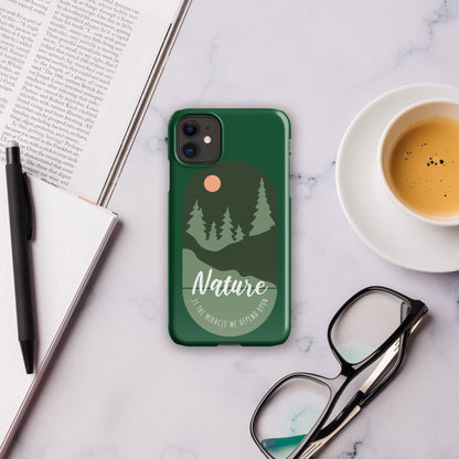 Nature is the Miracle we depend upon Snap case for iPhone®