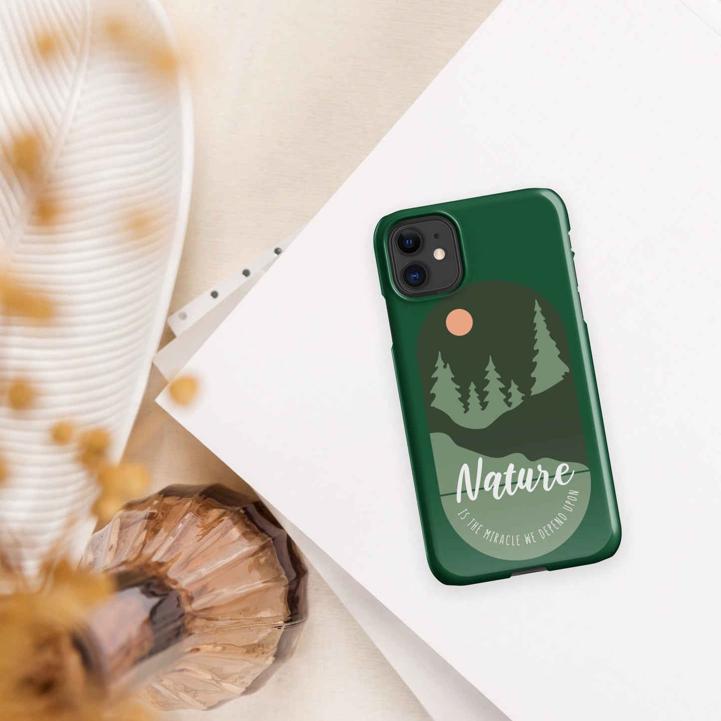 Nature is the Miracle we depend upon Snap case for iPhone®