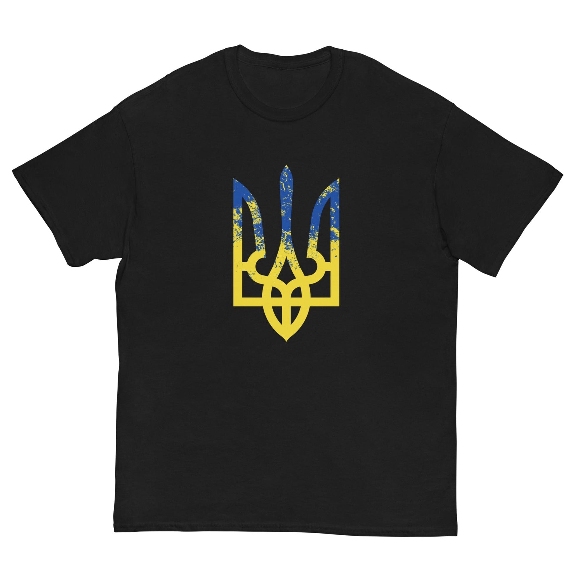 No War In Ukraine Тризуб T-shirt Black / S