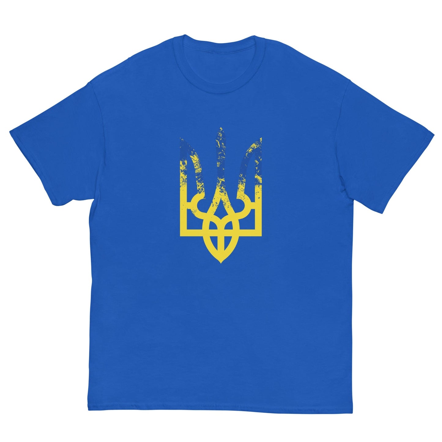 No War In Ukraine Тризуб T-shirt Royal / S