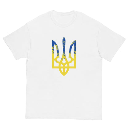 No War In Ukraine Тризуб T-shirt White / S