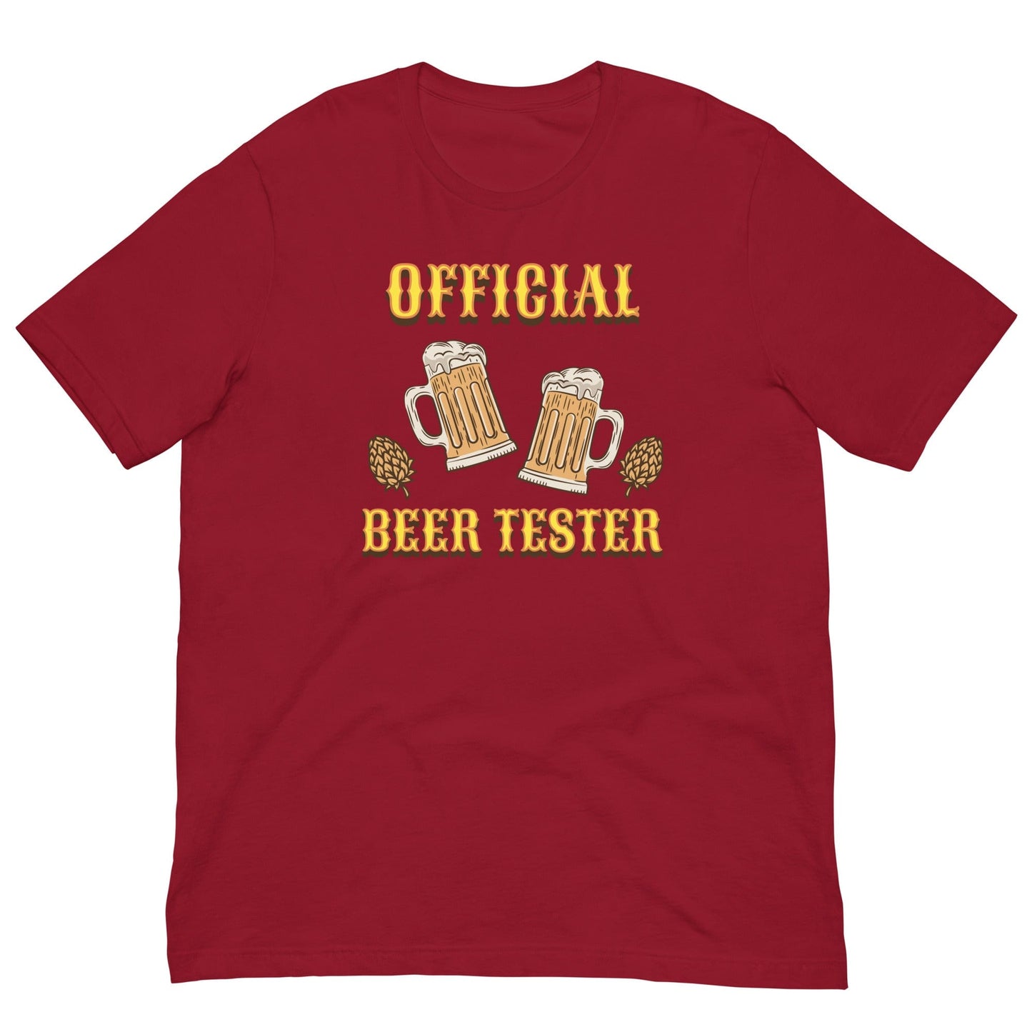 Official Beer tester T-shirt Cardinal / XS