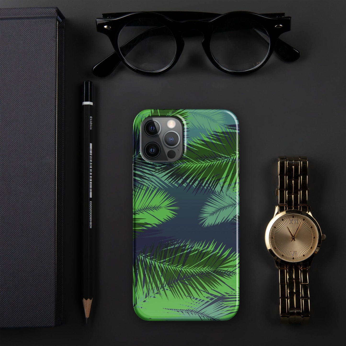 Palm leaves tropical Snap case for iPhone® iPhone 12 Pro