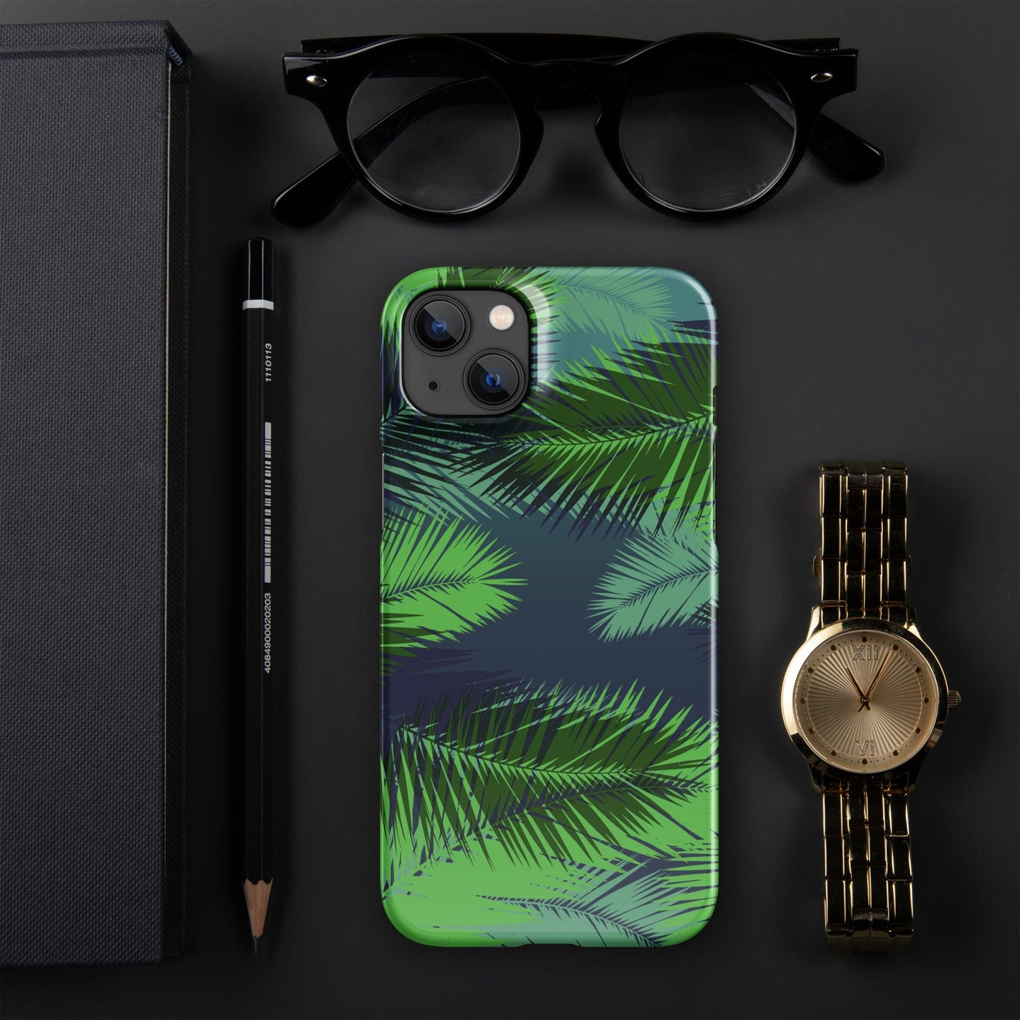 Palm leaves tropical Snap case for iPhone® iPhone 14 Plus