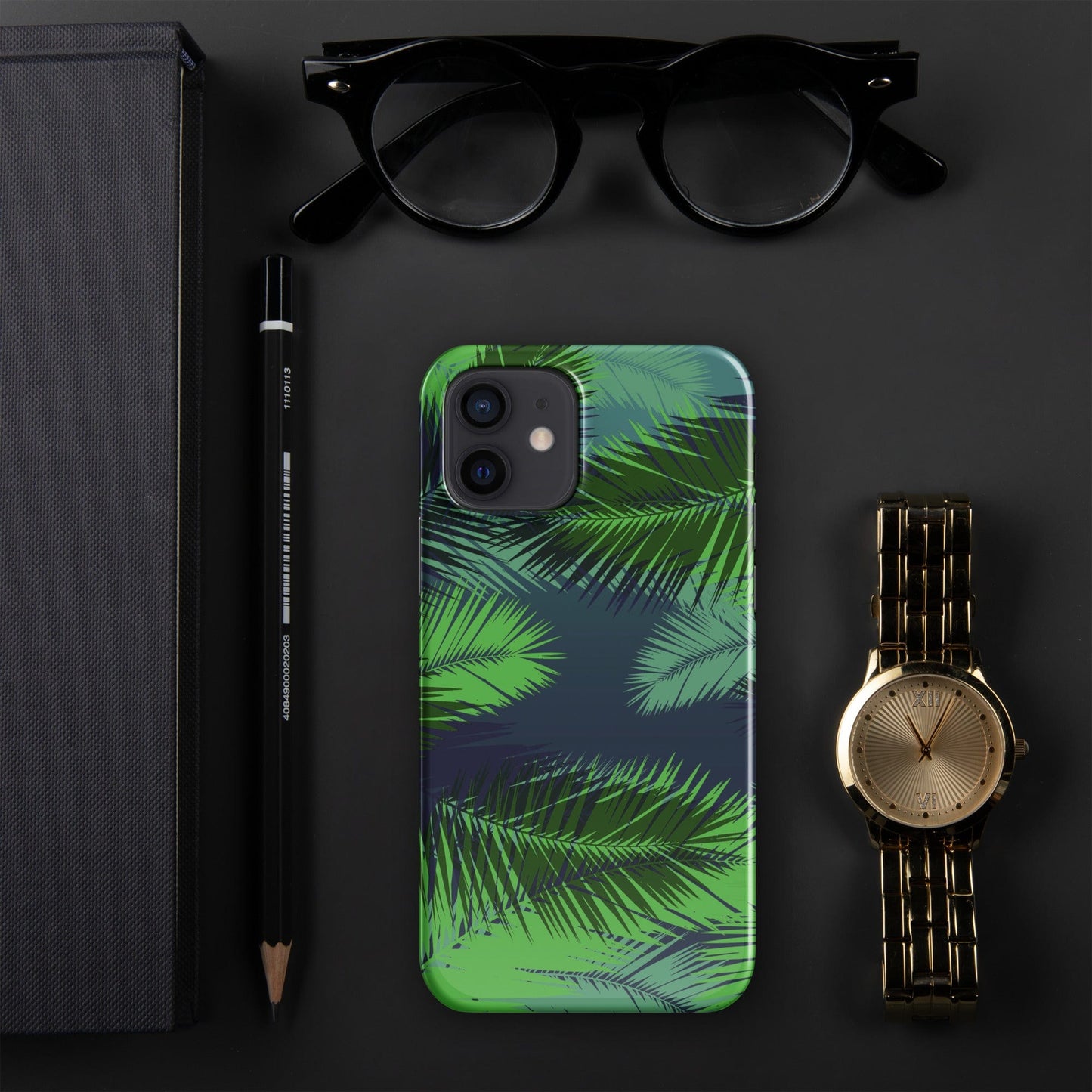 Palm leaves tropical Snap case for iPhone® iPhone 12