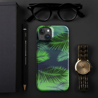 Palm leaves tropical Snap case for iPhone® iPhone 15 Plus