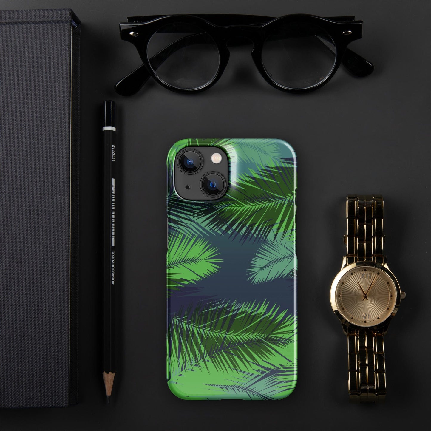 Palm leaves tropical Snap case for iPhone® iPhone 14