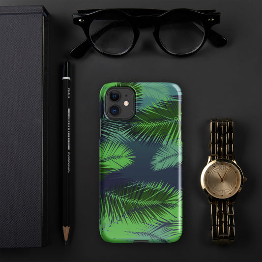 Palm leaves tropical Snap case for iPhone® iPhone 11