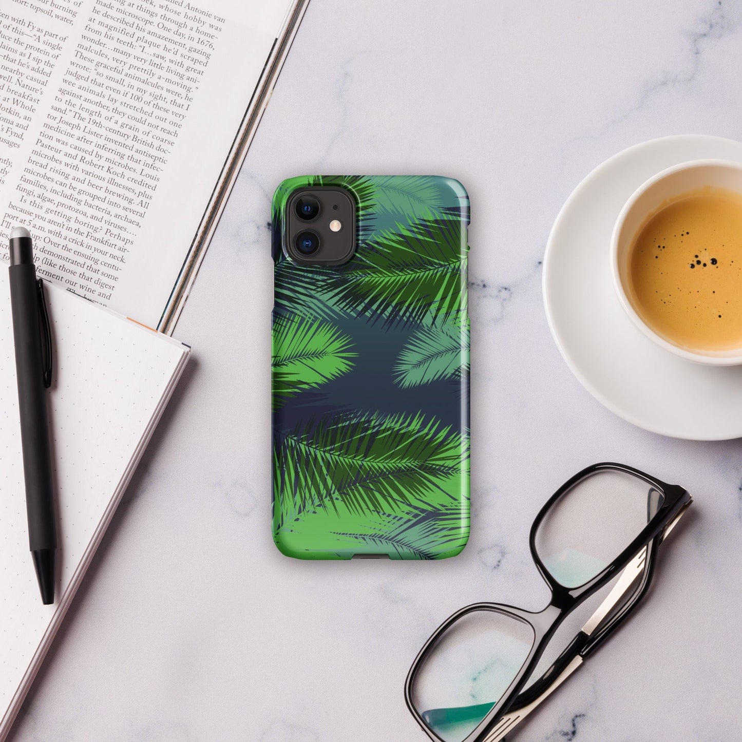 Palm leaves tropical Snap case for iPhone®