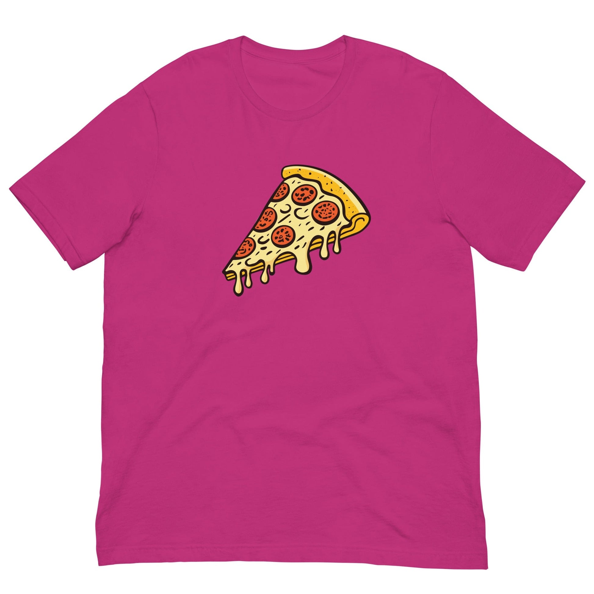 Pepperoni Pizza T-shirt Berry / S