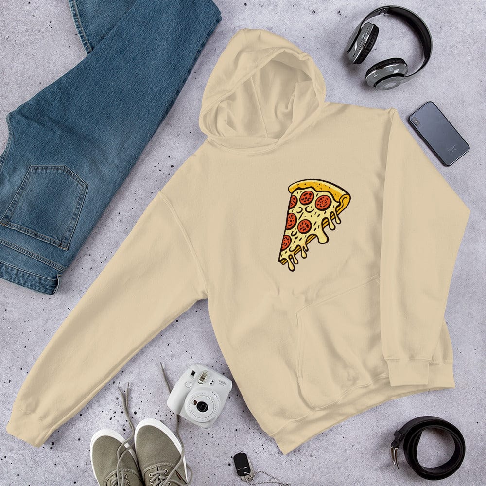 Pepperoni Pizza Unisex Hoodie Sand / S