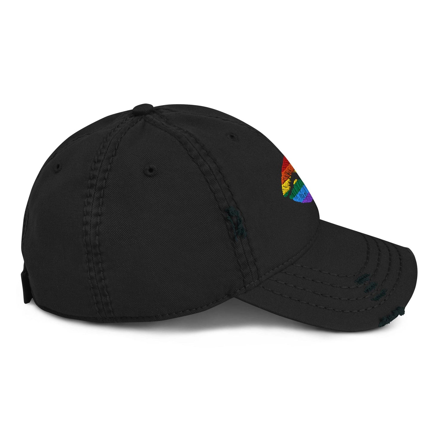 Pride Flag Colors Lips LGBTQ+ Pride Embroidered Hat