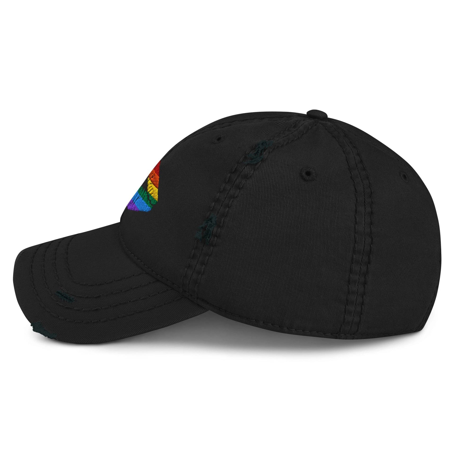 Pride Flag Colors Lips LGBTQ+ Pride Embroidered Hat