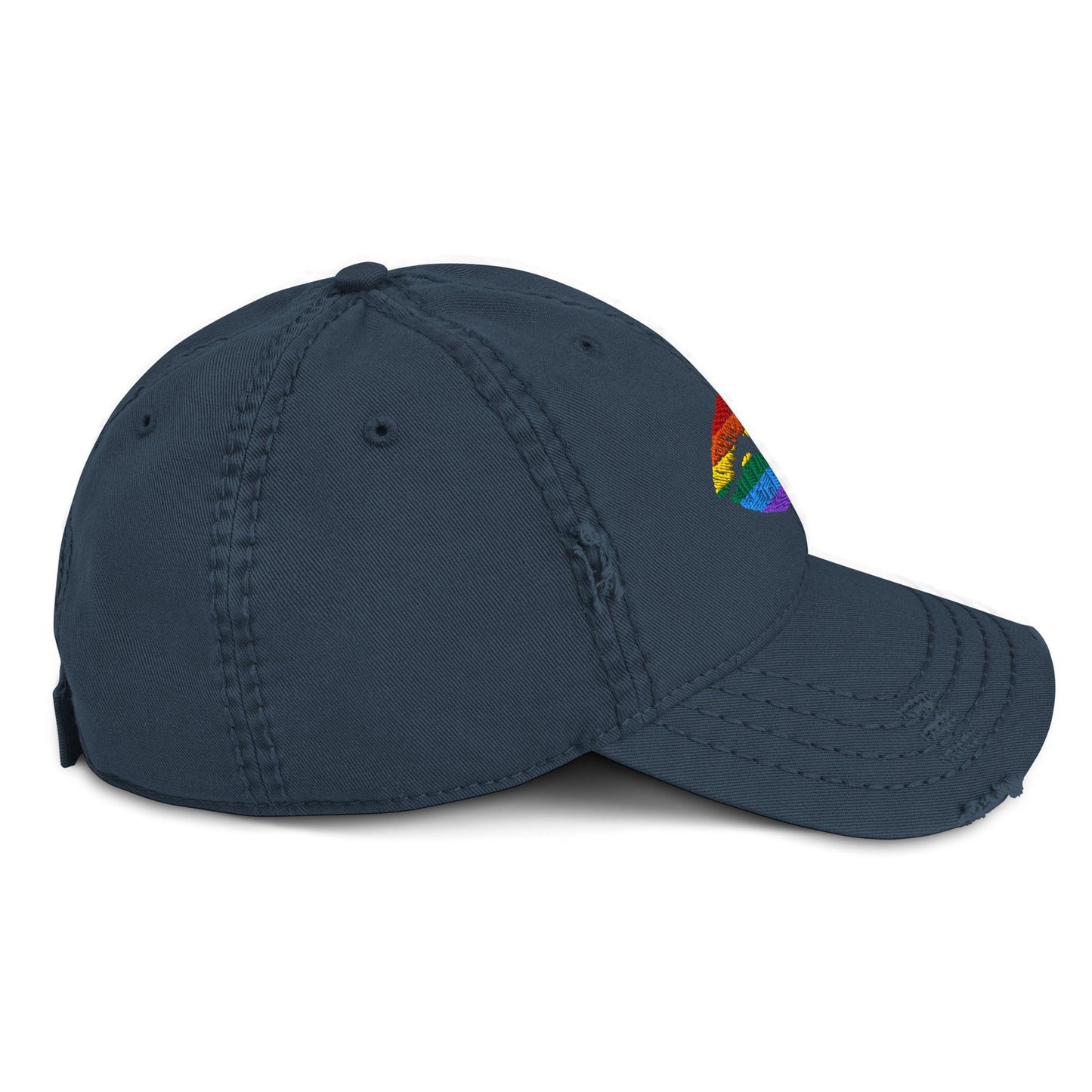 Pride Flag Colors Lips LGBTQ+ Pride Embroidered Hat