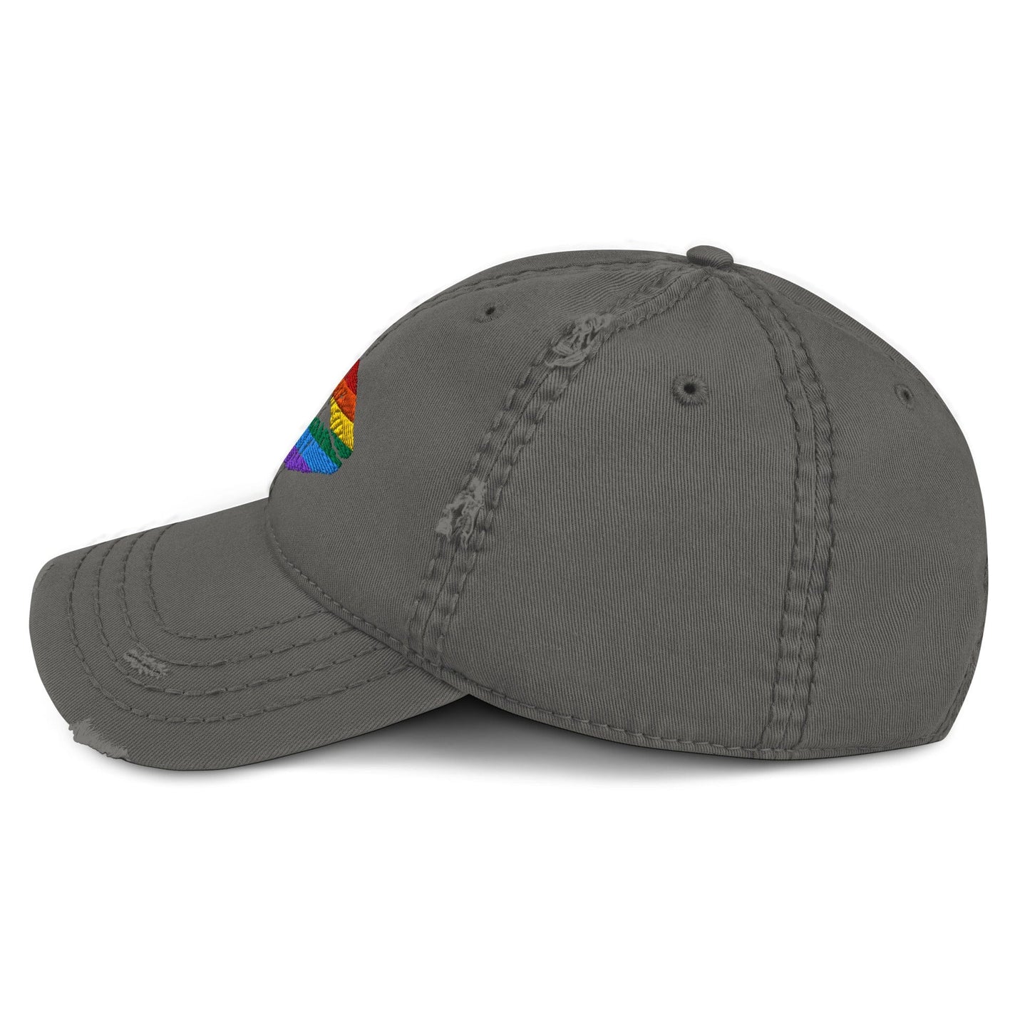 Pride Flag Colors Lips LGBTQ+ Pride Embroidered Hat