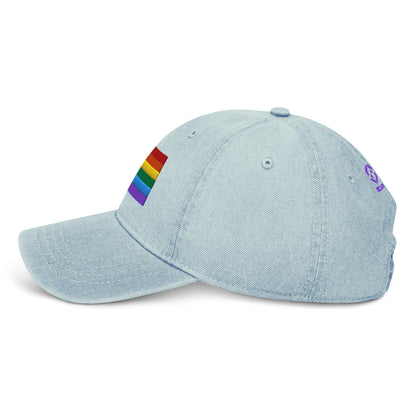 Pride Flag Embroidered Denim Hats