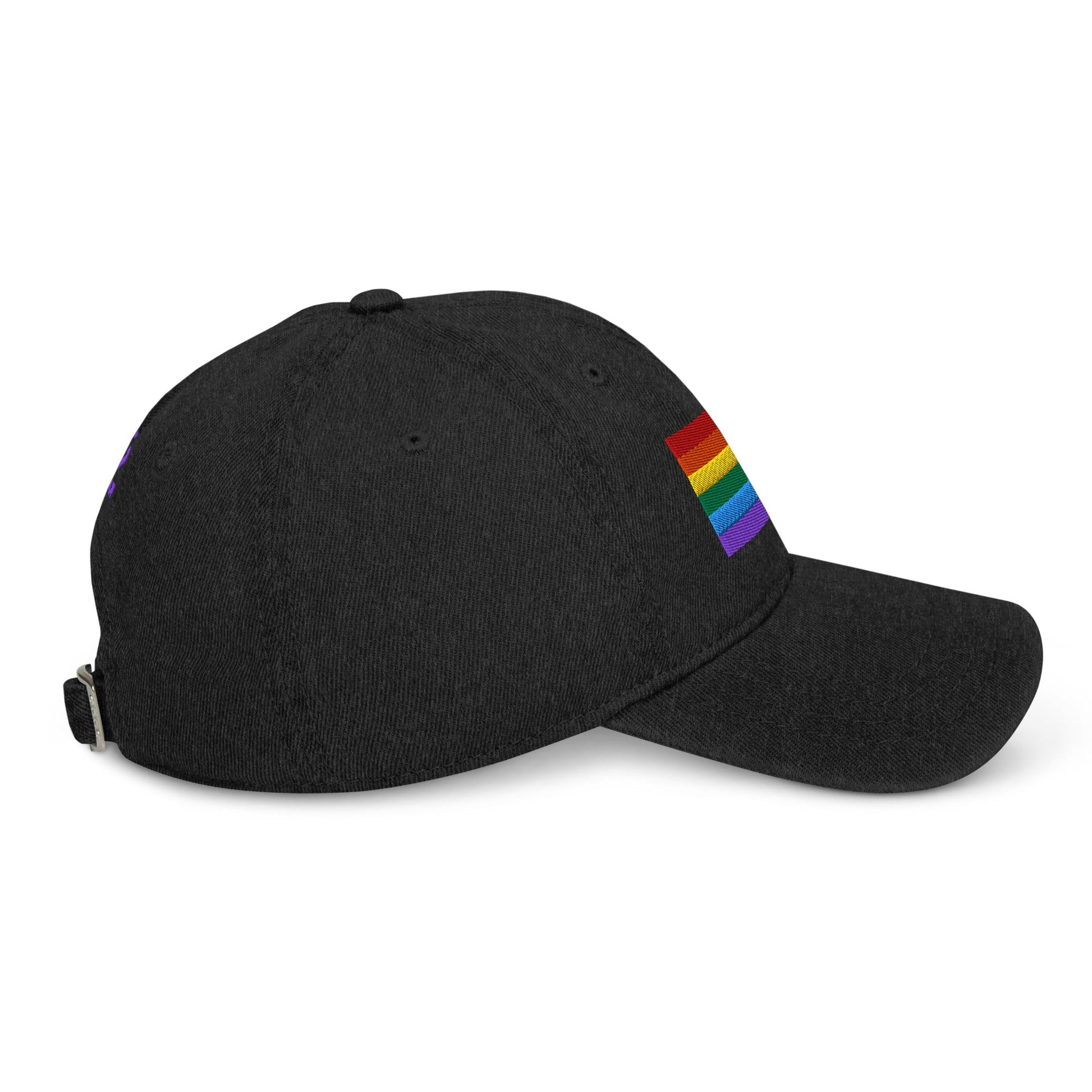 Pride Flag Embroidered Denim Hats