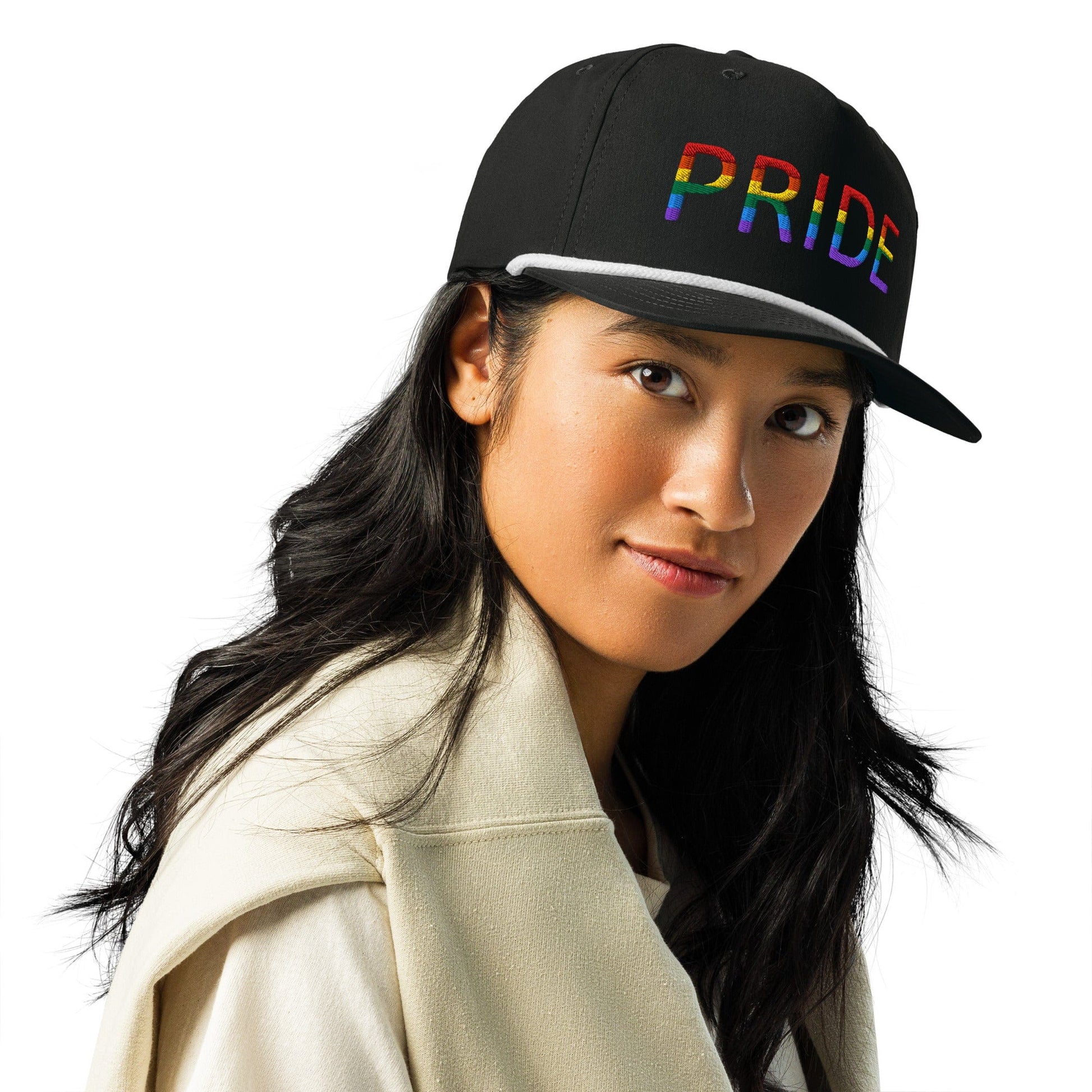 Pride flag Embroidered Golf rope Cap