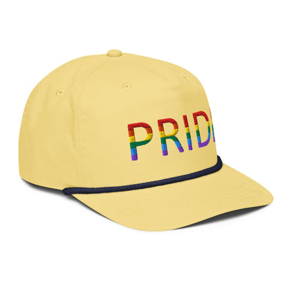 Pride flag Embroidered Golf rope Cap