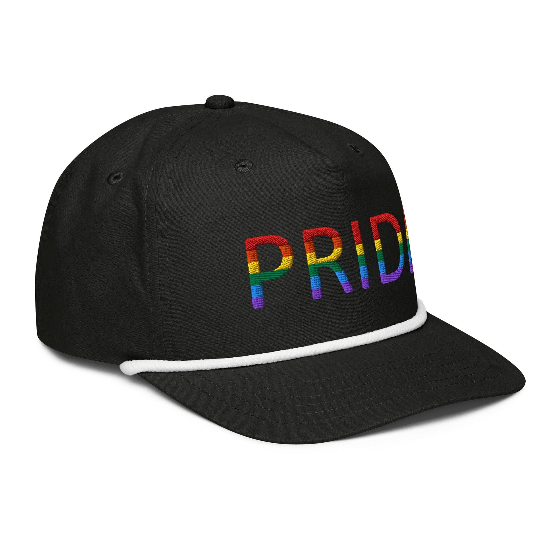 Pride flag Embroidered Golf rope Cap