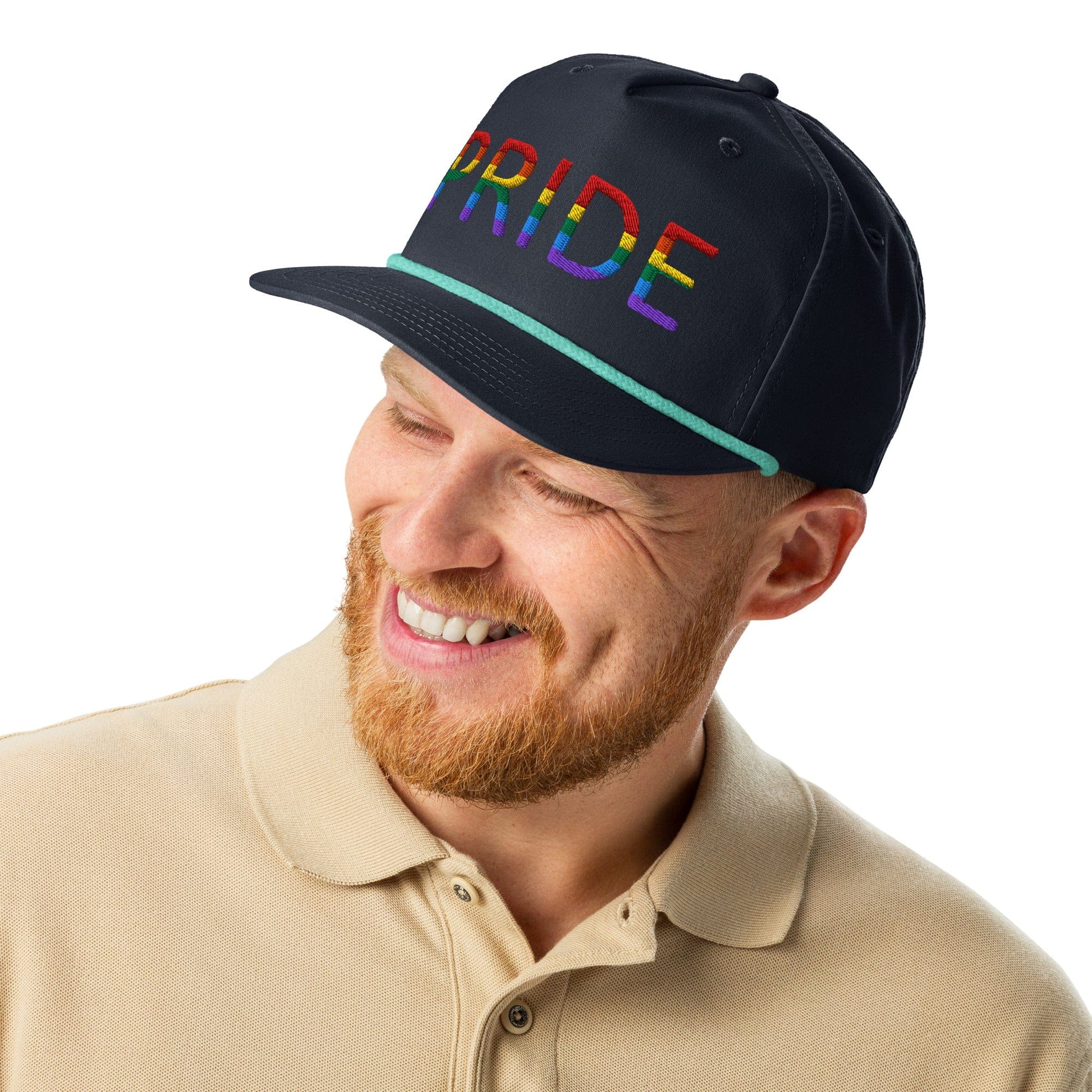 Pride flag Embroidered Golf rope Cap