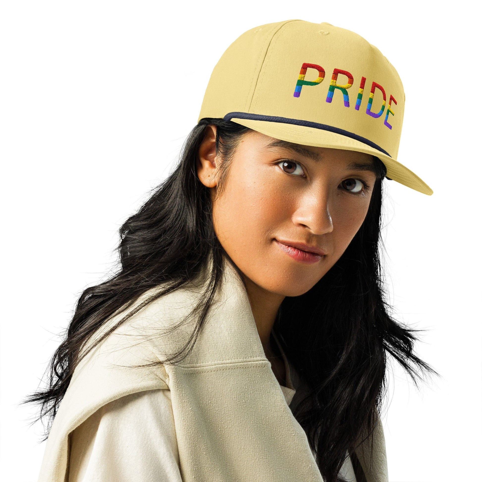 Pride flag Embroidered Golf rope Cap