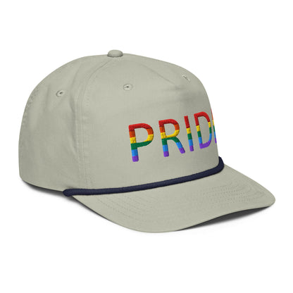 Pride flag Embroidered Golf rope Cap