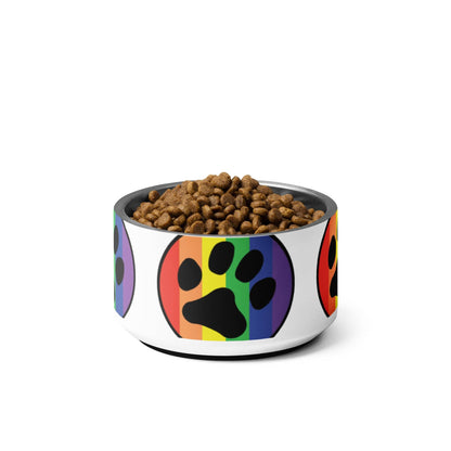 Pride LGBTQ Rainbow flag Pet bowl