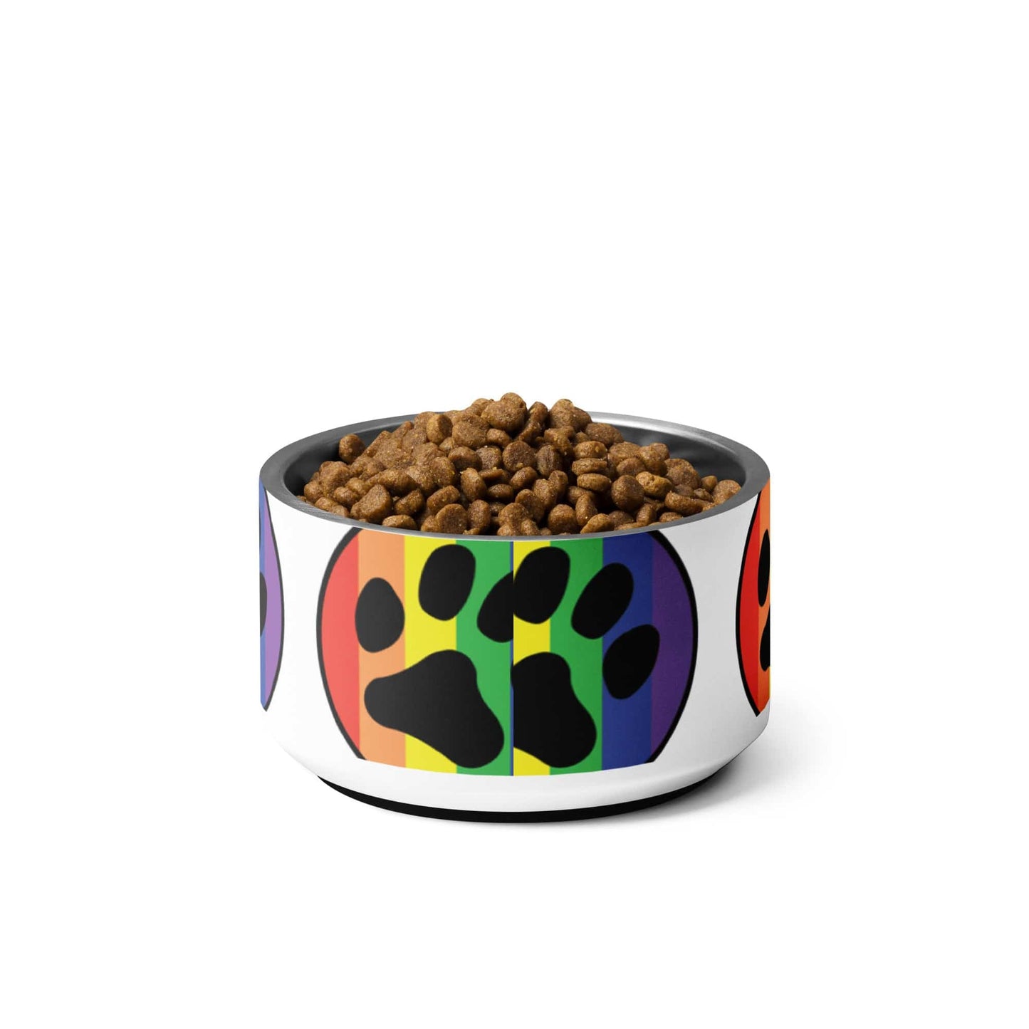 Pride LGBTQ Rainbow flag Pet bowl 18 oz