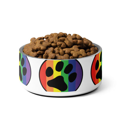 Pride LGBTQ Rainbow flag Pet bowl