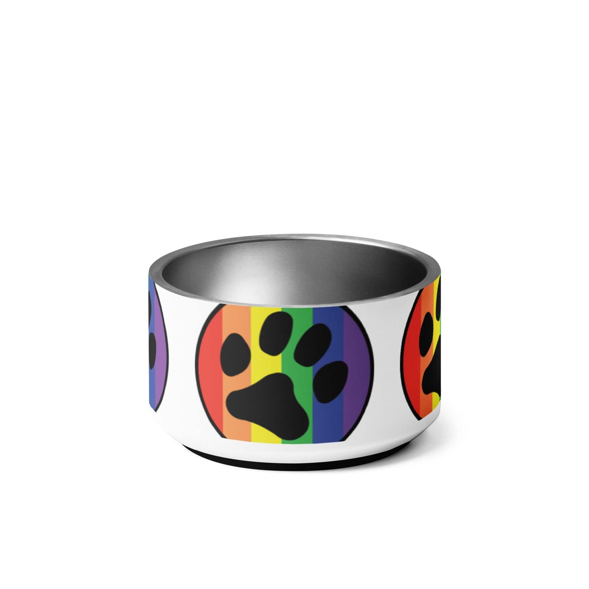 Pride LGBTQ Rainbow flag Pet bowl