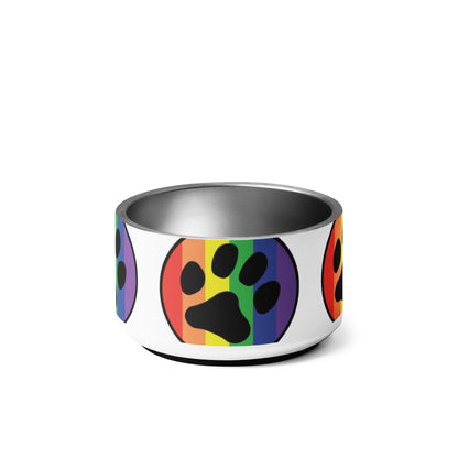 Pride LGBTQ Rainbow flag Pet bowl