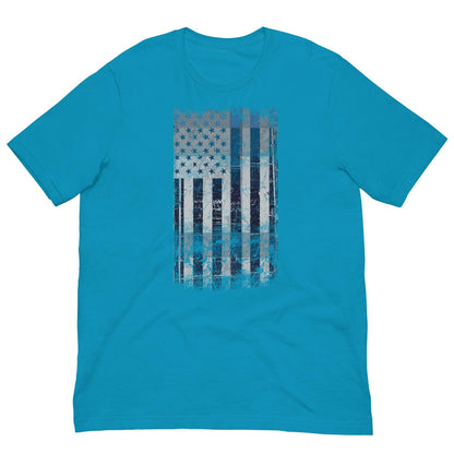 Proud American T-shirt Aqua / S