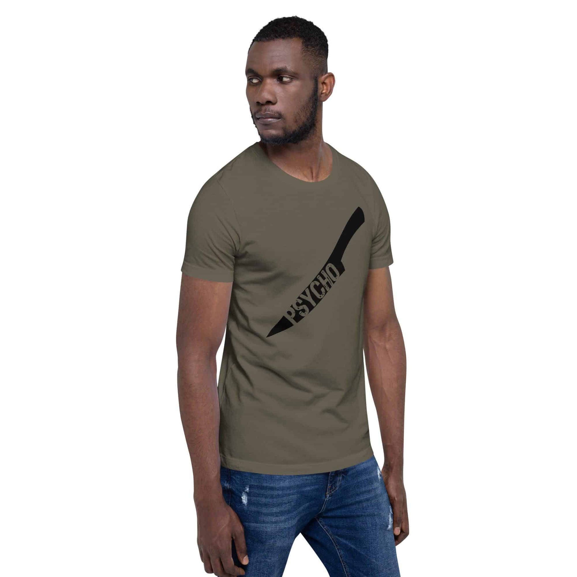 Scar Design T shirt Army / S Psycho Horror T-shirt