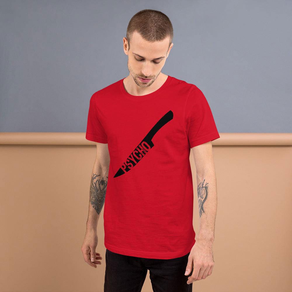 Scar Design T shirt Red / XS Psycho Horror T-shirt
