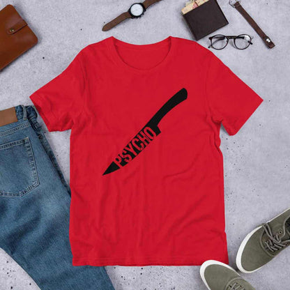 Scar Design T shirt Red / S Psycho Horror T-shirt