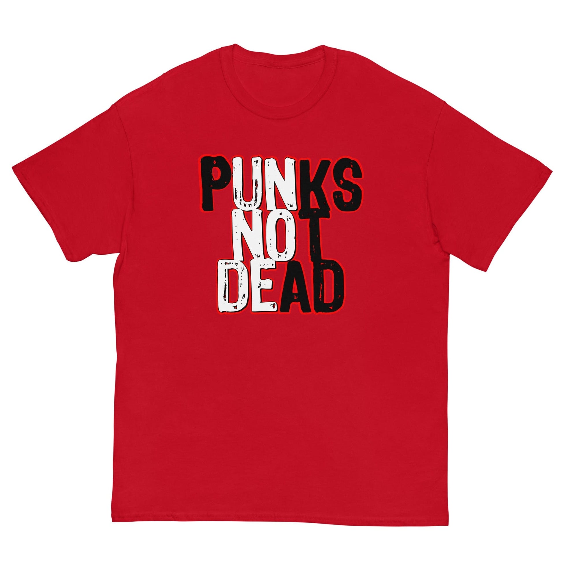 Punks not Dead T-shirt Red / S