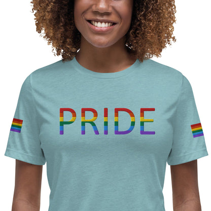 Rainbow Flag LGBTQ+ Pride Women's Relaxed T-Shirt